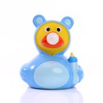 Mbw Schnabels® Quietsche-Ente Baby Pastellfarben, Light Blue 80 mm, MBW131138 – Bild 3