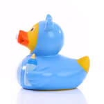 Mbw Schnabels® Quietsche-Ente Baby Pastellfarben, Light Blue 80 mm, MBW131138 – Bild 5