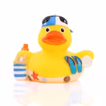 Mbw Schnabels® Quietsche-Ente im Strandoutfit, Standard 80 mm, MBW131228 – Bild 3