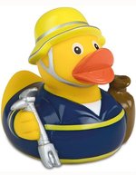 Mbw THW Quietsche-Ente aus PVC 80mm – Standard