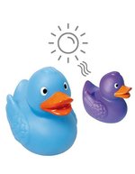 Mbw Schnabels® Quietsche-Ente UV-Farbwechsel, Blue/Purple 7 cm, MBW131280 – Bild 2
