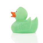 Mbw Schnabels® Quietsche-Ente UV-Farbwechsel, Yellow/Green 7 cm, MBW131280 – Bild 5