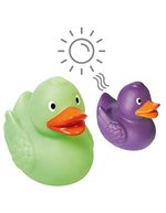 Mbw Schnabels® Quietsche-Ente UV-Farbwechsel, Blue/Purple 7 cm, MBW131280 – Green/Purple