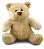Mbw MiniFeet® Bär Siggi aus Plüsch, Beige 18 cm, MBW160067 – Bild 1