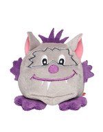 Mbw Schmoozies® Monster Plüschfigur mit Mikrofaser, Dark Grey 7 cm, MBW160781 – Light Grey