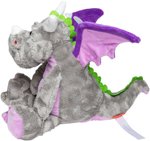 Mbw MiniFeet® Drache Smilla aus Plüsch, Standard 33 cm, MBW160890 – Bild 4