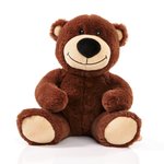 Mbw MiniFeet® RecycelBär® Nature, 100 % recyclable, Brown M, MBW160952 – Bild 1
