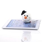 Mbw Schmoozies® pupazzo di neve con base in microfibra, White 7,5 cm, MBW161302 – Bild 1