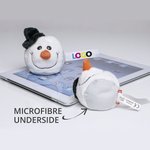 Mbw Schmoozies® pupazzo di neve con base in microfibra, White 7,5 cm, MBW161302 – Bild 7