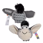 Mbw Hundespielzeug Knotentier Esel grau, Grey One Size, MBW170020 – Bild 6