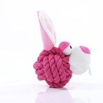 Mbw MiniFeet® Hundespielzeug Knotentier Hase, Pink One Size, MBW170021 – Bild 5