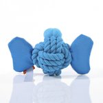 Mbw Gioco per cani elefante annodato in poliestere, Blue One Size, MBW170022 – Bild 3