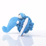 Mbw Gioco per Cani Animale a Nodi Elefante Poliestere, Blue One Size, MBW170022 – immagine 4