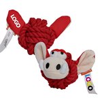 Mbw MiniFeet® Knotentier Wildschwein für Hunde, Red One Size, MBW170023 – Bild 6