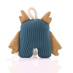 Mbw MiniFeet® Hundespielzeug Eule mit Knisterfunktion, Blue One Size, MBW170030 – Bild 3