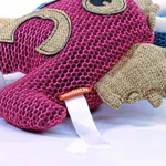 Mbw MiniFeet® Hundespielzeug Monster mit Knisterfunktion, Pink One Size, MBW170032 – Bild 7