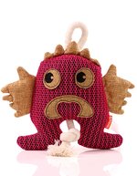 Mbw MiniFeet® Hundespielzeug Monster mit Knisterfunktion, Pink One Size, MBW170032 – Bild 2