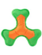 Mbw MiniFeet® Hundespielzeug Flying Triple, wasserdicht, Green/Blue M, MBW170051 – Orange/Green
