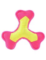 Mbw MiniFeet® Hundespielzeug Flying Triple, wasserdicht, Green/Blue M, MBW170051 – Yellow/Pink