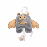 Mbw MiniFeet® Gioco per Cani Pipistrello con Funzione Crepitante, Grey One Size, MBW170052 – immagine 3