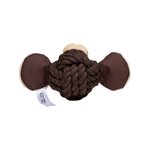 Mbw MiniFeet® Hundespielzeug Knotentier Affe, Brown One Size, MBW170053 – Bild 4