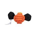 Mbw MiniFeet® Knotentier Hundespielzeug Tiger, Orange One Size, MBW170054 – Bild 4
