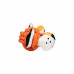 Mbw MiniFeet® Knotentier Hundespielzeug Tiger, Orange One Size, MBW170054 – Bild 5