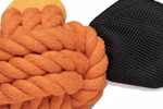 Mbw MiniFeet® Knotentier Hundespielzeug Tiger, Orange One Size, MBW170054 – Bild 6