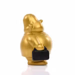 Mbw Antistressball Gold Bert® aus Polyurethan, Standard 10 cm, MBW24262 – Bild 4