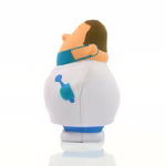 Mbw SQUEEZIES® Antistressball Zahnarzt Bert® 10 cm, Standard 10 cm, MBW24296 – Bild 5