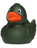 Mbw Schnabels® Quietsche-Ente aus PVC, Black 75 mm, MBW31000 – Olive Green