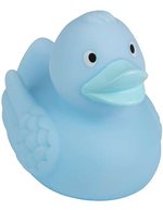 Mbw Schnabels® Quietsche-Ente aus PVC, Black 75 mm, MBW31000 – Pastel Blue
