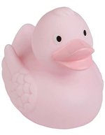 Mbw Schnabels® Quietsche-Ente aus PVC, Black 75 mm, MBW31000 – Pastel Pink
