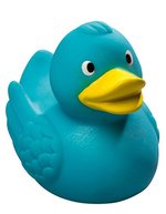 Mbw Schnabels® Quietsche-Ente aus PVC, Black 75 mm, MBW31000 – Turquoise