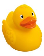 Mbw Schnabels® Renn-Ente mit Metallplatte – Yellow