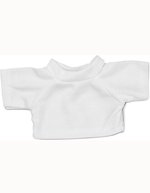Mbw Mini-T-Shirt für Plüschtiere, 2023 Kollektion, Black S (ca. 8 x 15 cm), MBW40910 – White