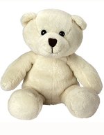 Mbw MiniFeet® Plüsch Bär Ben 19 cm, Brown 19 cm, MBW60228 – Creme