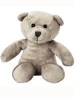 Mbw MiniFeet® Plüsch Bär Ben 19 cm, Brown 19 cm, MBW60228 – Gris