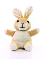 Mbw MiniFeet® lapin en peluche Gönna 19,5 cm, Standard 14 cm, MBW60348 – Bild 2