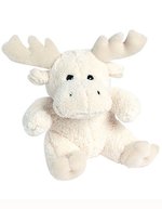 Mbw MiniFeet® Elch Caro aus Softplüsch, Beige 15 cm, MBW60600 – Creme