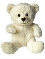 Mbw MiniFeet® Plüsch Bär Moritz, – Creme