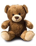 Mbw MiniFeet® Plüsch Bär Moritz, – Dark Brown
