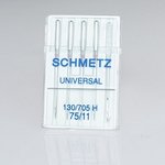 Madeira 75er Nadeln mit halbrunder Spitze – Silver