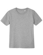 Mantis Kids Bio-T-Shirt Rundhals – Heather Grey Melange