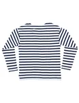 Mantis Kids Breton Long-Sleeve Shirt Organic Cotton for Kids, White/Navy 2-3 Jahre, MK84 – image 4