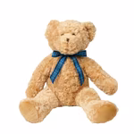 Mumbles Bracken Bear mit Tartan-Schleife, Light Brown S, MM01 – Bild 3