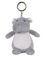 Character Keyring – Hippo Grey