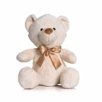 Mumbles Velvety Mumbles Bear with Bow, Brown S, MM032 – image 6