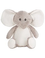 Peluche Bunny avec zone d'impression – Elephant Gris
