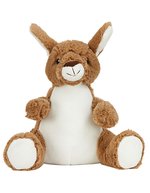 Peluche Bunny avec zone d'impression – Kangaroo Marron clair